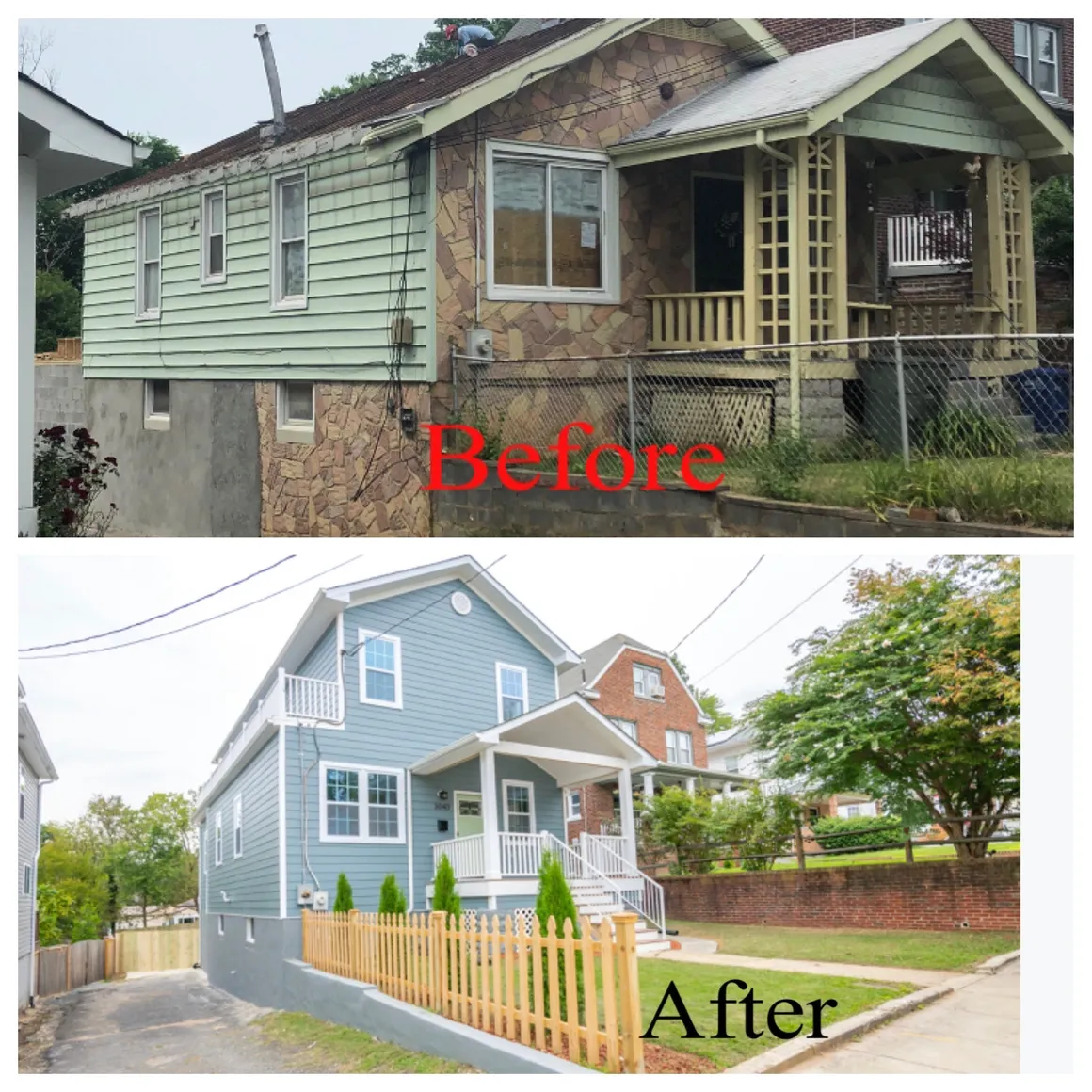 High end home remodeling standard DC